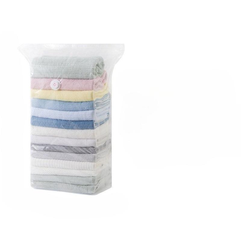 1Pc Thickened Air-free Vacuum Compression Bag, Easy Storage By Pressing, Large Capacity, Space Saving, Transparent Visual Storage Bag
