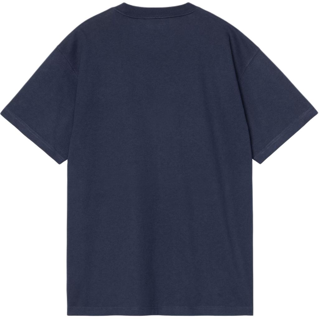 Carhartt WIP FW25 S/S Heavy Duty T-Shirt Loose Faded Vintage Casual Logo Letter Short Sleeve T-Shirt Men Tops I036015-VQ-4G