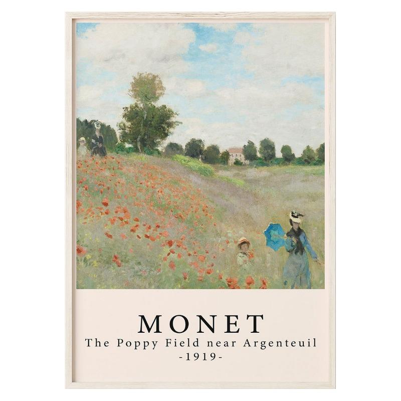 Impressionism Artist Claude Monet Poster Water Lilies Canvas Paintings Wall Art Picture for Living Room Home Decoration