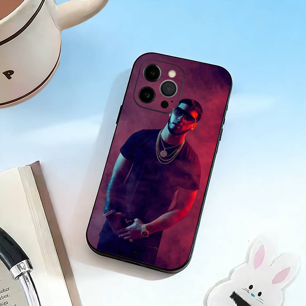 singer-Reggaeton Phone Case For iPhone 17, 16,15,14,13,12,11 Plus,Pro Max, Others Soft Black Cover