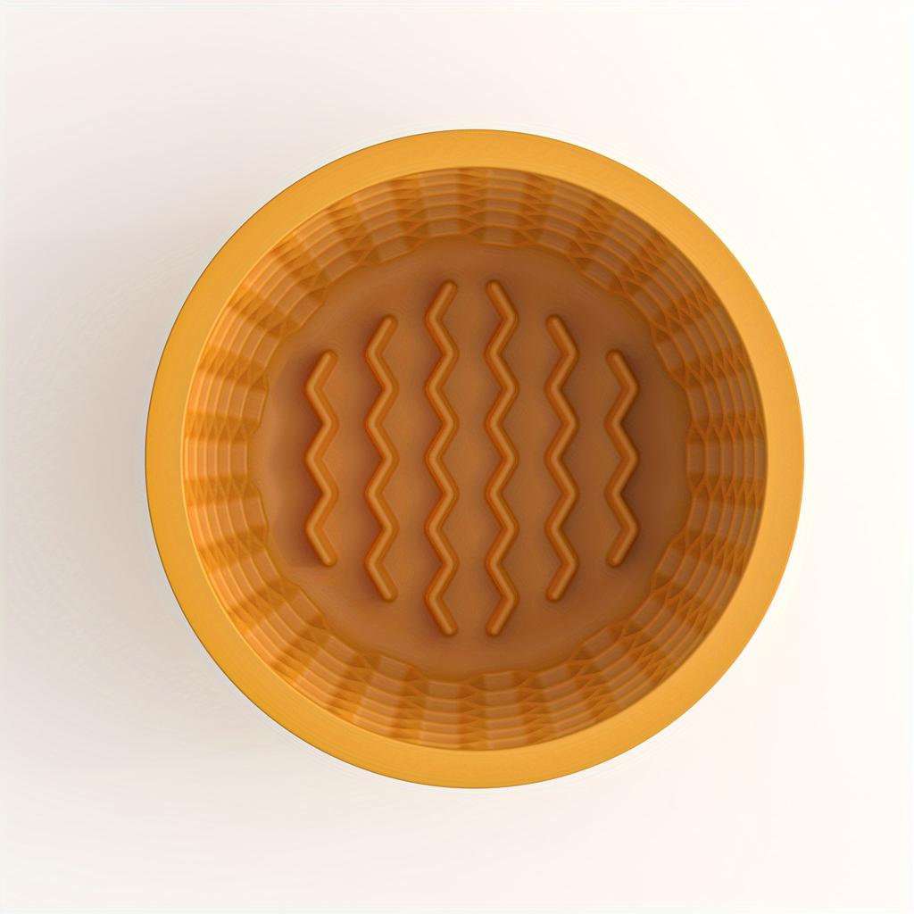 Silicone Slow Feeder Dog Bowl Cup - Anti-Slip Distraction Design for Small To Medium Breeds - Promotes Healthy Digestion