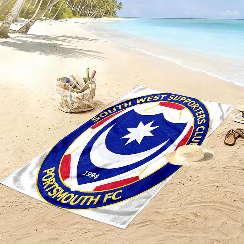 Pompey Beach Towel, Large Soft Quick Dry Towel for Beach Camping Swimming