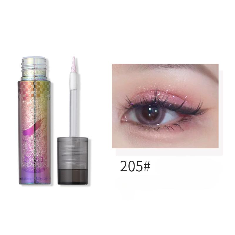 Zero powder tekuté oční stíny matné perleťové jemné třpytivé galaxy přírodní oční stíny