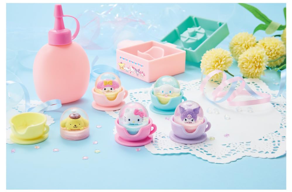 AGATSUMA Sanrio Characters Sparkling Snow Globe 5 and (Ages Up)