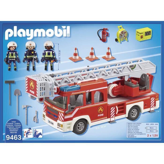 PLAYMOBIL 9463 Brandbil, Med vridbar stege, City Action, från 4 år