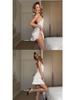 European & American Style Polka Dot Sleeveless Bodycon Dress