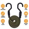 Bungee Cords Heavy Duty Luggage Bungee Straps with Hooks Antislip Flat Elasticity Rope Elastic Bungees Cords for Cargo Luggage