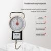 35kg Handheld Spring Scale with Fish Hook & Ruler for Luggage