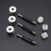 20PCS Metal Eccentric Wheel Connectors High Strength with Corrosion Resistant Coating for DIY Furniture Projects