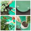 5pcs Waterproof Gardening Planting Mat with Sturdy Edges - Heavy-Duty Easy-Clean Soil Mix Suitable for Indoor/Outdoor Use, Turquoise Durable Plant Bed