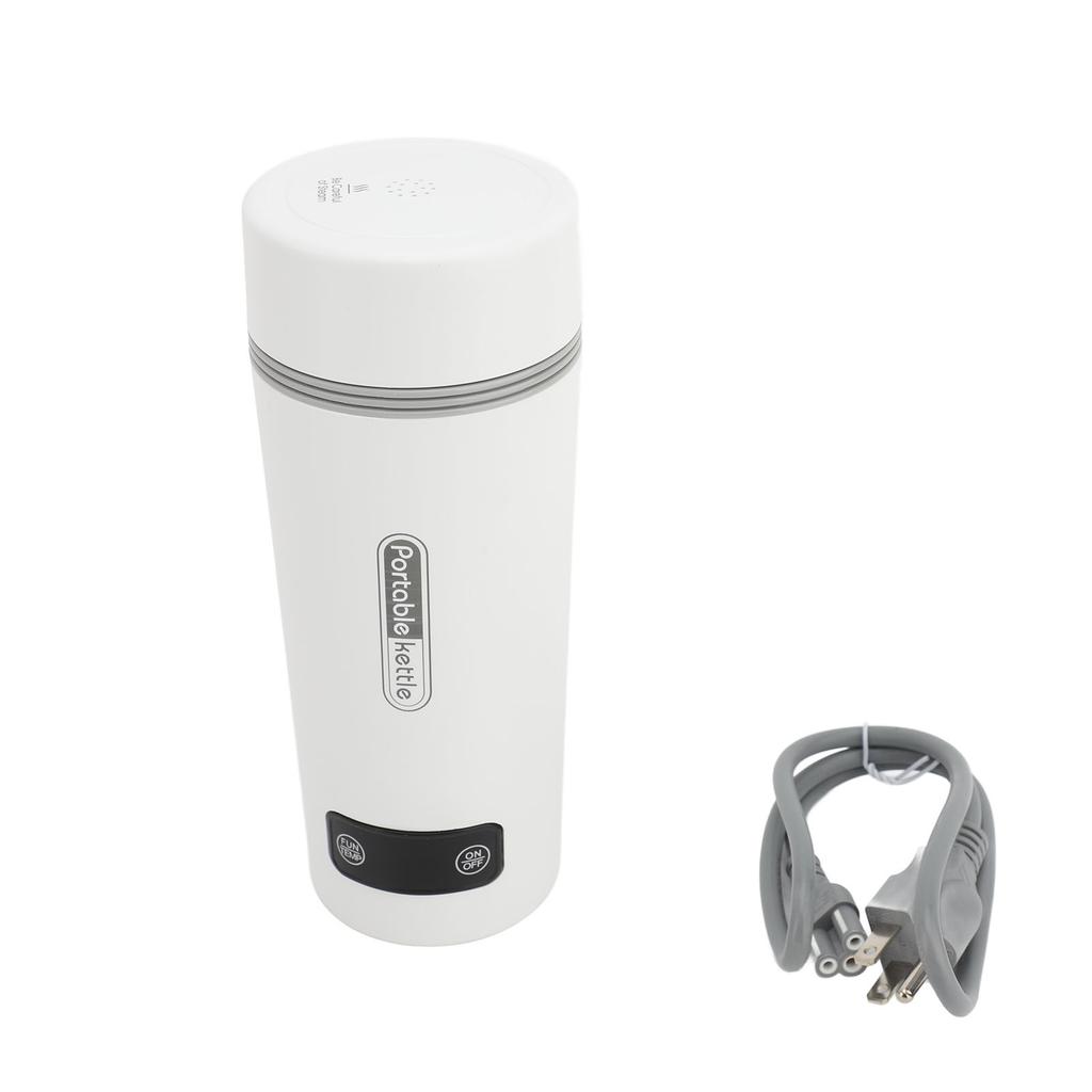 Travel Electric Kettle 304 Stainless Steel Temperature Control 350ml 300W Portable Water Heater