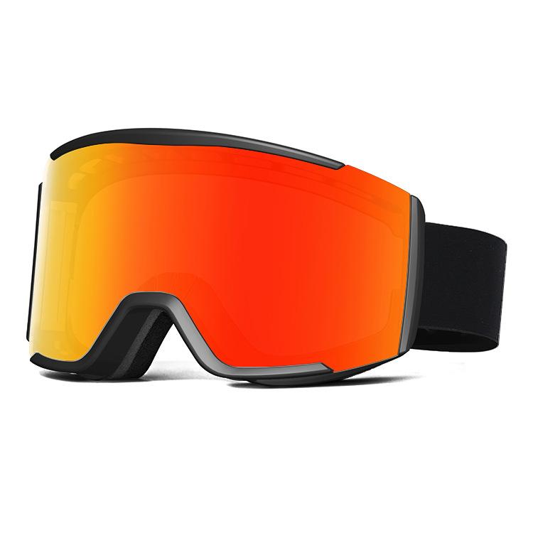 Mountaineering ski goggles for men and women, double-layer anti-fog, anti-UV, high-definition outdoor sports ski goggles