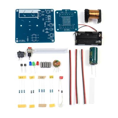 Lötübungs-Set Handgefertigter Elektromagnetischer Emitter DIY Spule Sender-Booster-Kit mit Hochspannungs-Leiterplatte