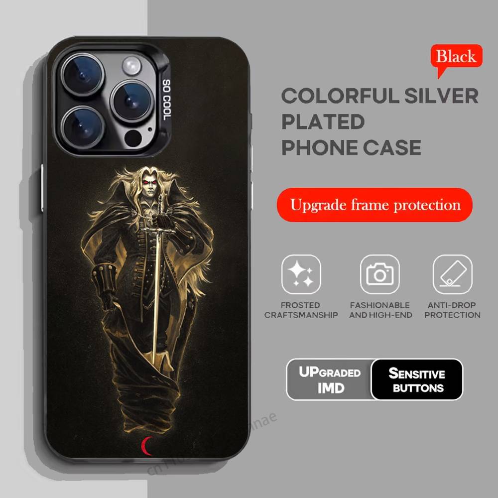 C-Castlevania series phone Case for iPhone 17 11 12 Pro Max Plus Mini Air SE 16e 14 15 16 13 Soft Shell iPhone15promax