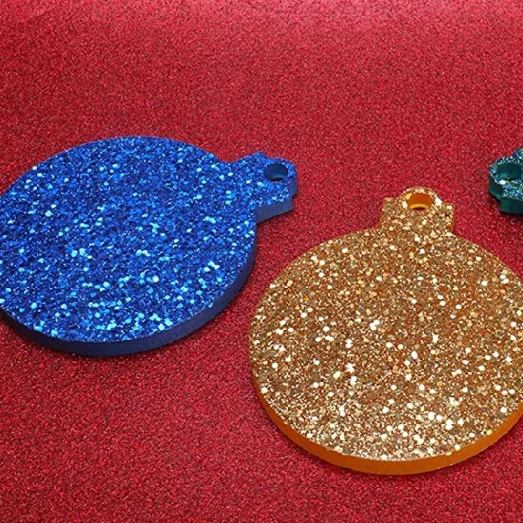 Resin Silicone Circle Keychain Molds Christmas Ornament Molds for Jewelry Making