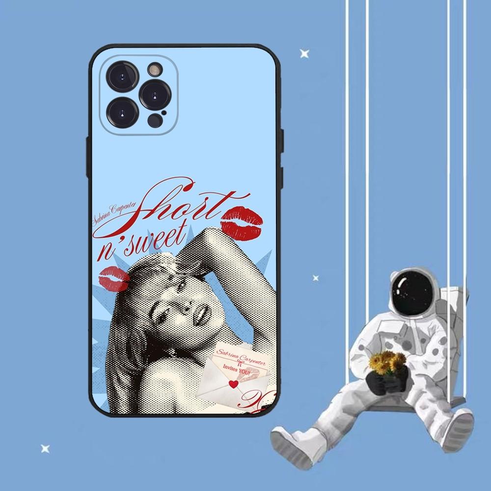 Singer S-Sabrina C-Carpenter Phone Case For IPhone 16 15 14 11 12 13 Mini Pro XS Max Cover 6 7 8 Plus X Funda Shell