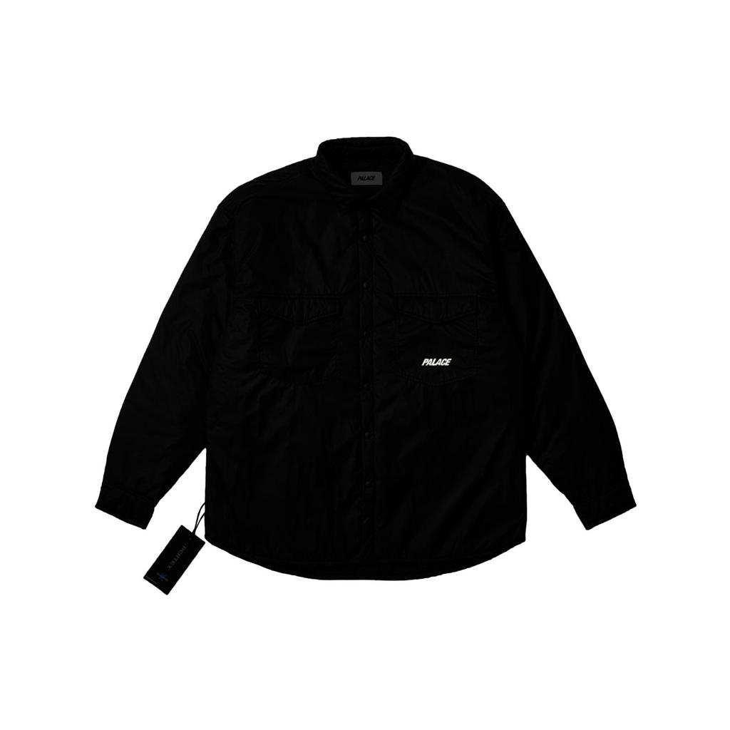 Palace Insulated Pertex Shirt Black Unisex Tops P25SHT052