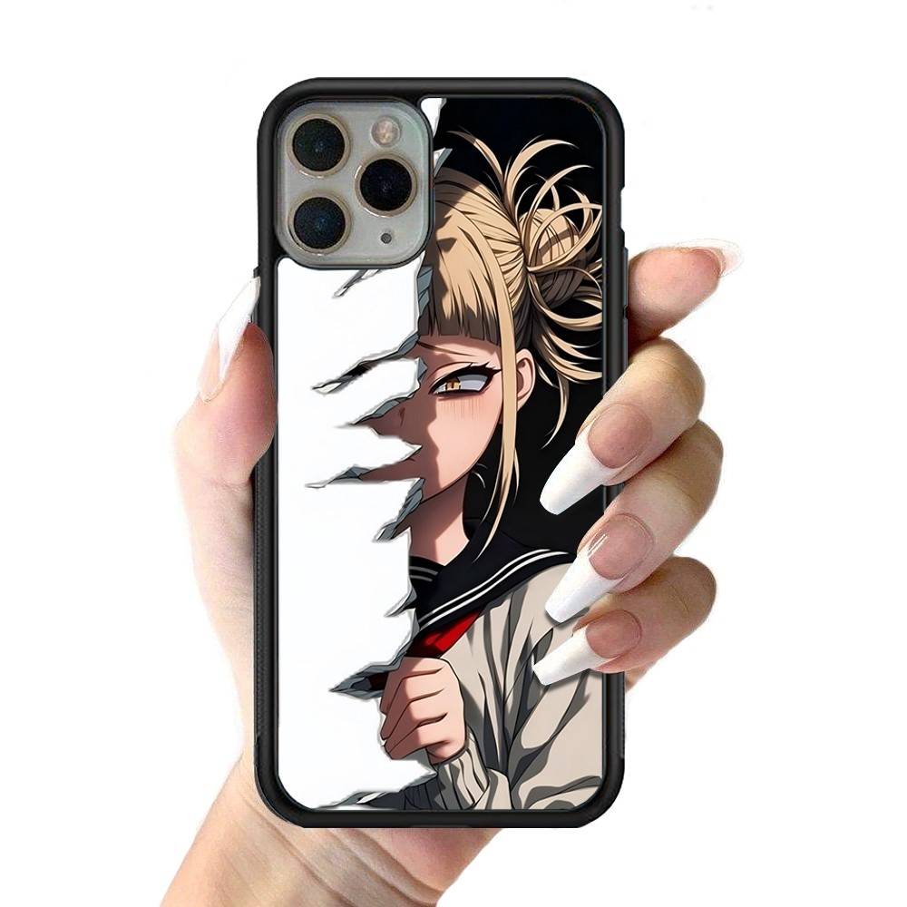 Himiko Toga Boku No Hero Academia Phone Case Silicone PC+TPU For For iPhone 11 12 13 14 15 16 Plus Pro Max Cover