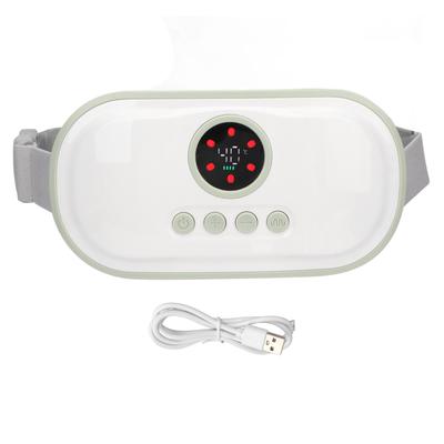 Portable Cordless Heating Pad Electric Waist Belt Fast Heating Pad 3 Heat Levels 2 Massage Modes