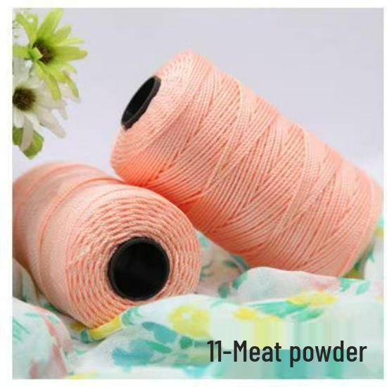 Ice Silk Three-Strand Yarn for Crochet Bags, Hats, Seat Cushions, Bottle Sleeves, and Slippers