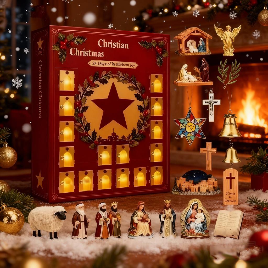 Arrival Calendar Includes 24 Christmas Decorations. Arrival Calendar Christmas Countdown