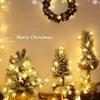 1Set Christmas Snowflake Window Clings Stickers For Glass, Xmas Decals Decorations Holiday Snowflake Santa Claus Reindeer Decals
