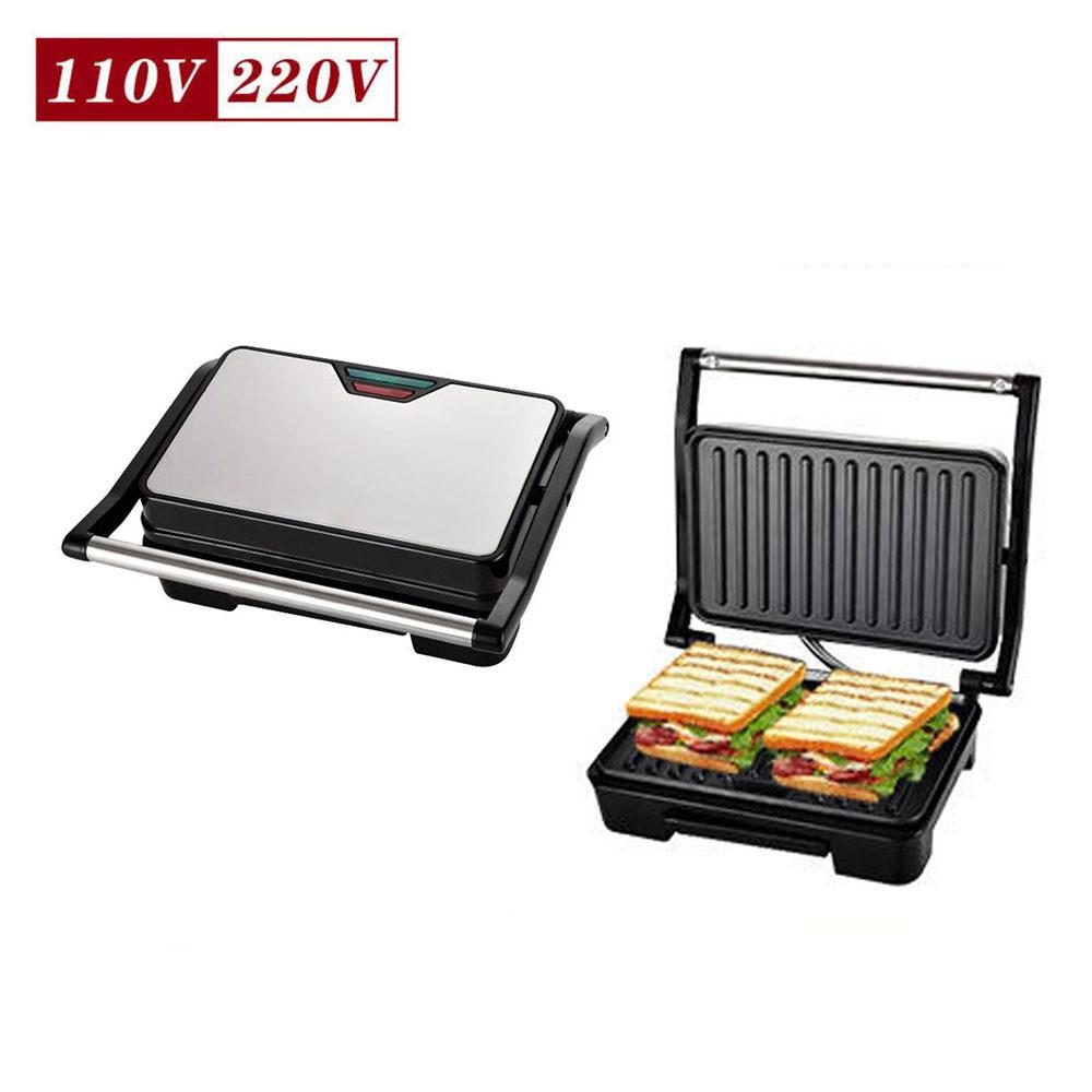 750W Rapid Heating Sandwich Maker Household Double-Sided Heating Electric Baking Pan Multifunctional Steak Machine