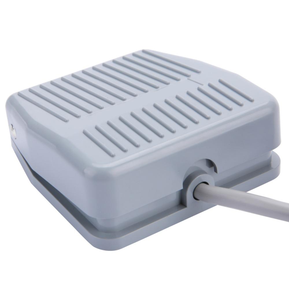 TFS-201 Foot Pedal Switch AC 250V 10A 1NO 1NC Foot Switch Nonslip Plastic SPDT Pedal Switch Controller For CNC Industrial