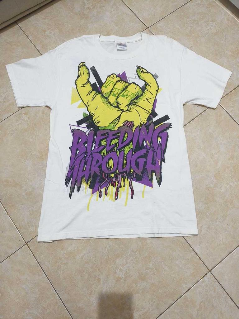 Band Tees Bleeding Through All Sizes S-5XL Shirt For Men and Women TD1296