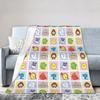 Tamagotchis Flannel Blankets  Funny Throw Blanket for  Sofa Bedding Lounge 200x150cm Quilt