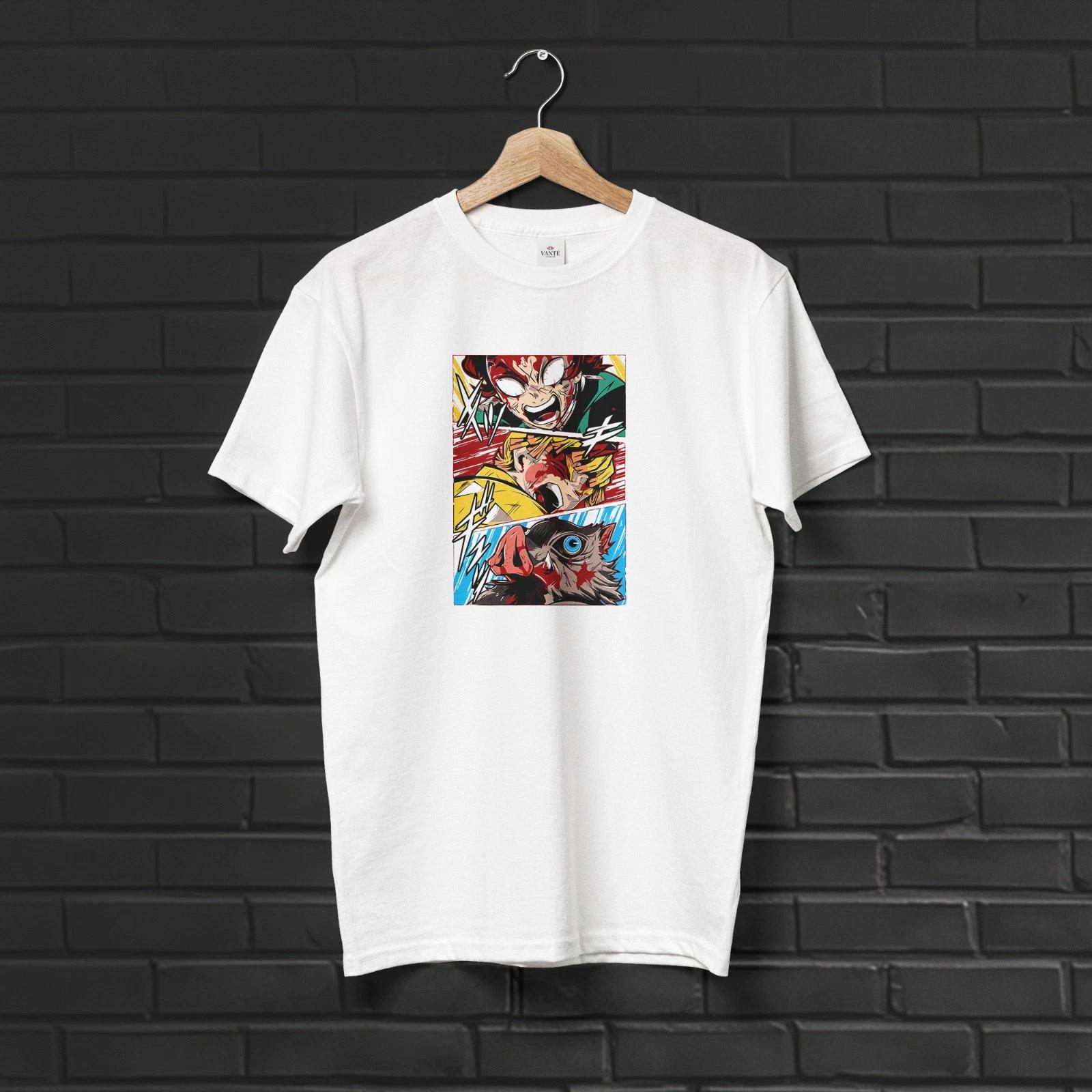 Inosuke Hashibira T-Shirt, Demon Slayer Graphic Tee, Beast Anime Shirt 4XL