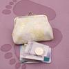 Butterfly Print Coin Purse, Women Small Change Purse, Gradient Butterfly Kiss Lock Closure Pouch for Coins Cards Cash