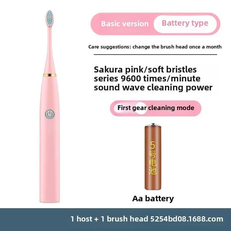 Soft-bristled Toothbrush, Tooth Flusher, Rechargeable, Fully Automatic, Universal Electric Toothbrush for Adults and Children, Ultrasonic.