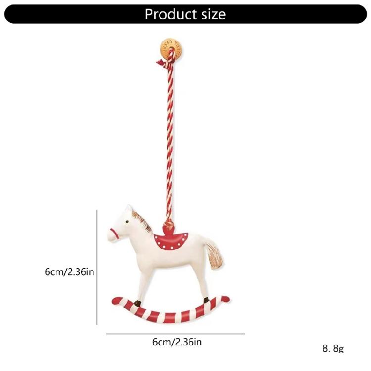 Delicate Iron Christmas Tree Hangers Scandinavian Style Holiday Decors For Indoor Festival Atmosphere