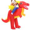 Aufblasbares Pferdekostüm Halloween Kostüm Cosplay Aufreitendes Triceratops Aufblasbares Outfit für Festival Performance Karneval