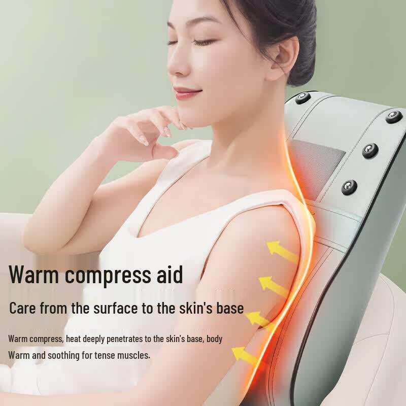 AUX Shiatsu Back and Waist Massage Pillow CN plug (adapter included)