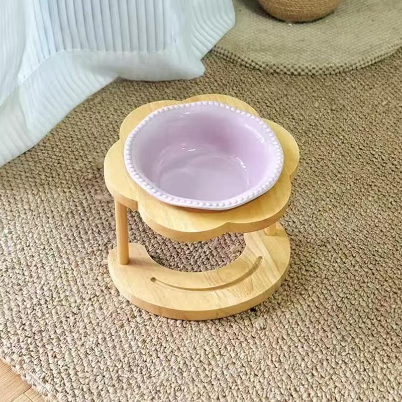 Ceramic Pet Cat Bowl Pet Drinking Water Feeding Bowl Ceramics Cat Food Dog Food Utensils Cat Dog Pet Supplies Accessories