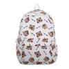 Animal Capybara Backpack Large Capacity Cartoon School Bag Cute Capibara Shoulder Bag  Kids