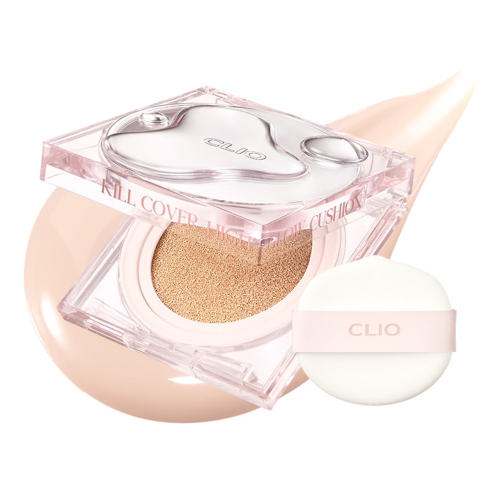 CLIO Kill Cover High Glow Cushion SPF50+ PA+++ (02 Lingerie, 1)