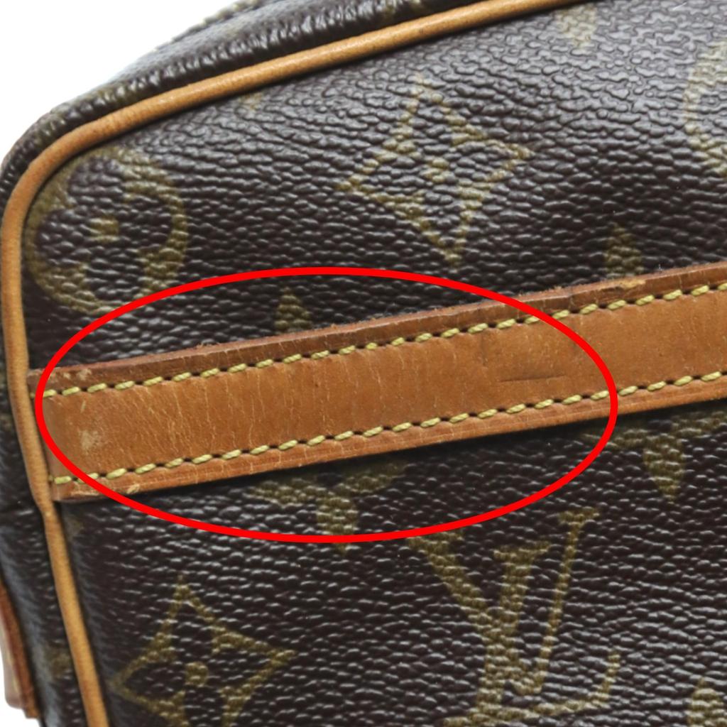Louis Vuitton Monogram Geneufeille Shoulder Bag Monogram Canvas Brown M51227 Used