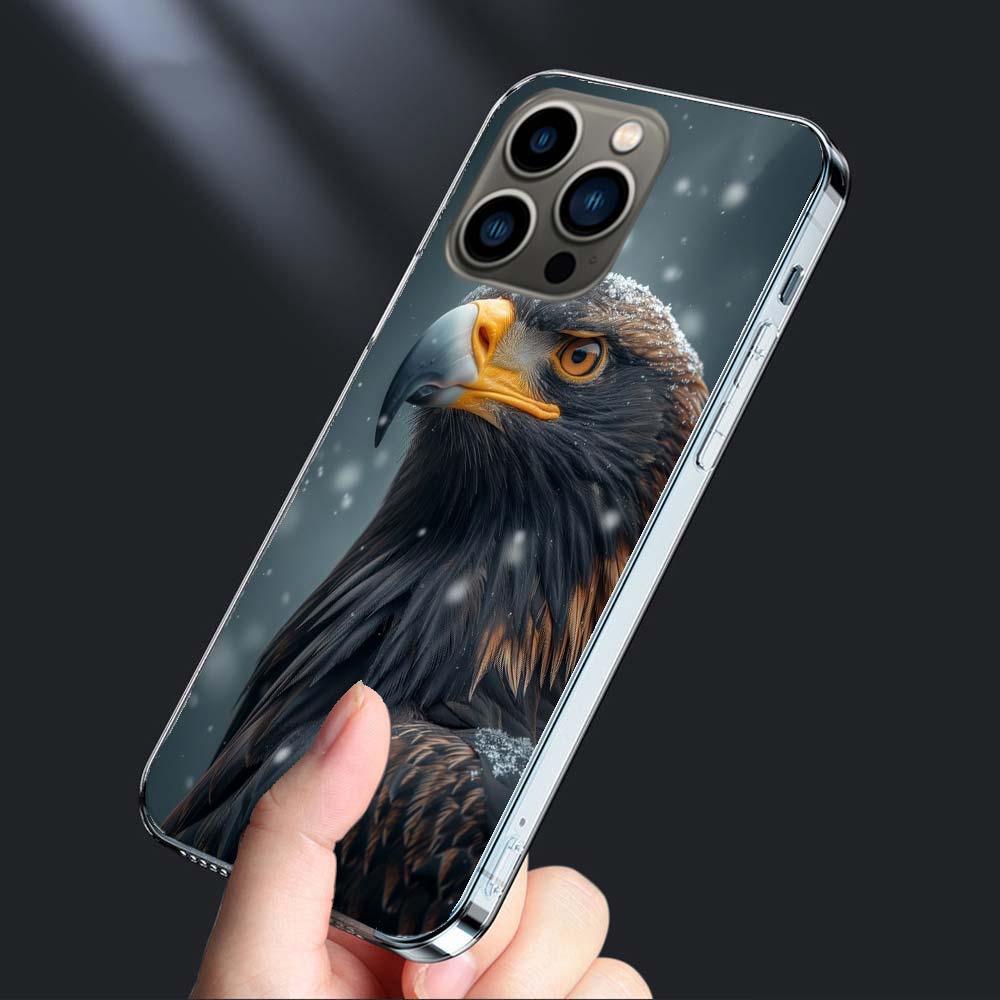 

Majestic Eagle Gaze Phone Case For Iphone 16E 15 Pro 14 Plus 17E 16 17 Pro Max Air 11 12 13 Mini Shockproof Capa Cute Cover T iPhone 14 Pro Max