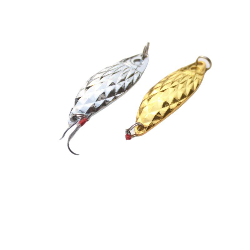 Fish Pattern Metal Spoon Lure - 10g Spinner Jig for Sea Fishing