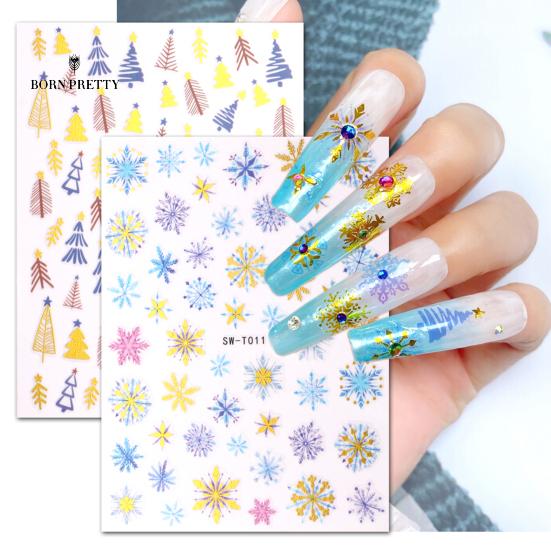 

Великолепный нейл-арт ногти украшения украшения устойчивый к выцветанию ПЭТ съемный