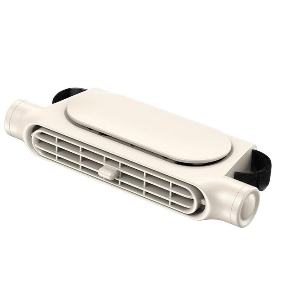 Ventilator pentru scaunul mașinii Ventilator de răcire pentru scaunul din spate, scaunul din față, spate, tetieră, ventilator de aer de răcire, cu alimentare prin USB, curea reglabilă, ventilator pentru decor interior