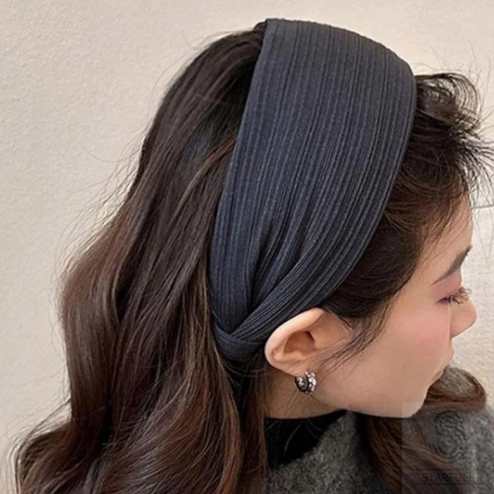 Pretty wide headband, thick headband, bob hairband, 3 colors white