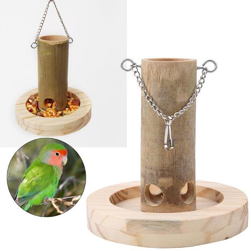 Buy Bird Toy Supplies Foraging Device Bird Feeder Bird Bamboo Food Box