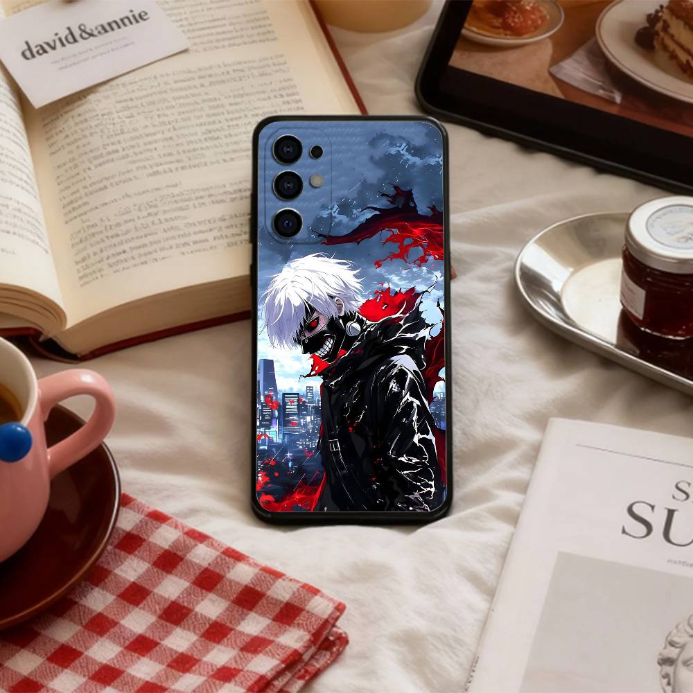 Kaneki Ken T-Tokyo G-Ghoul   Phone Case For Samsung S 25,24,23,22,30,21,10,9,Ultra,Plus,Lite,FE,4,5 G Soft Black Case
