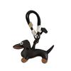 Mini Dachshund Dog Keychain Braided Lanyard Car Key Accessories  Women