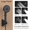 Adjustable Fivespeed Multifunction Pressurized Shower Head Accessorie Bathroom
