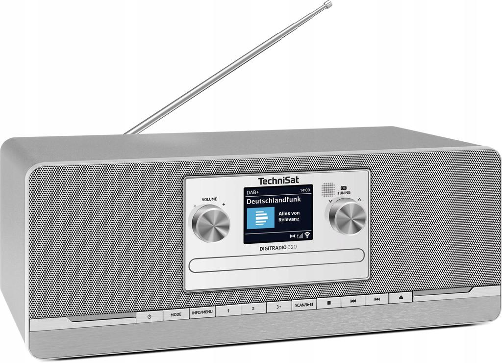 TechniSat DIGITRADIO 320 DAB+ FM Bluetooth USB Radio with CD Player